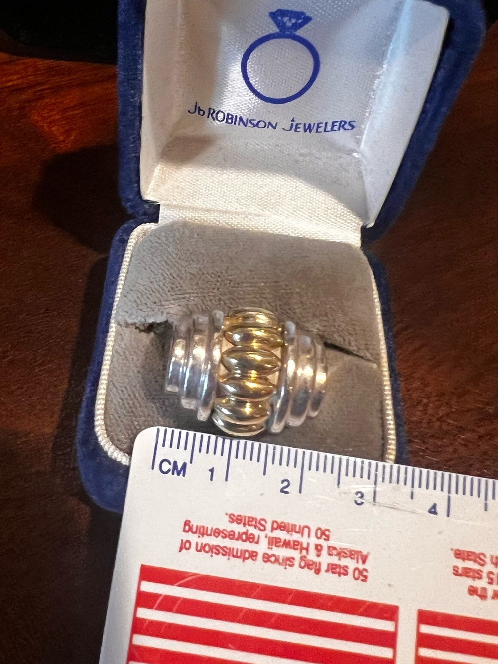LAGOS Caviar 18k Gold and Sterling            
ART DECO 1920’s Art Nouveau Ring - Picture 2 of 13